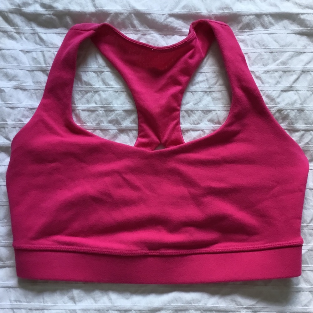 Lululemon Pink Sports Bra Size 4